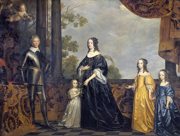 Frederik Hendrik Prince of Orange and Amalia of Solms-Braunfels with Daughters ca. 1647 by Gerrit van Honthorst 1590-1656 RMA  SK-A-874
